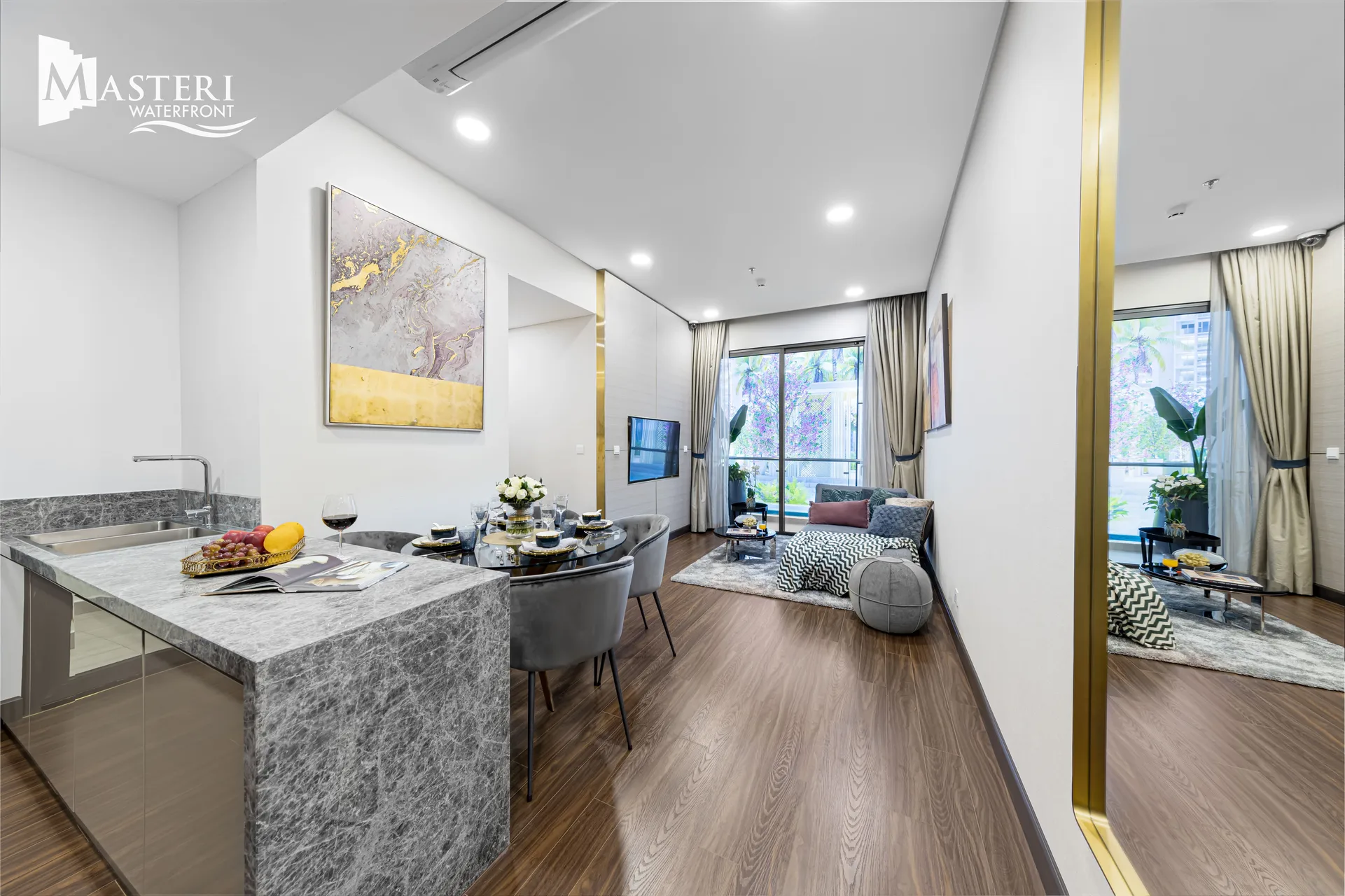Căn hộ 3PN tòa The Envy H2 phân khu Hawaii dự án Masteri Waterfront: Lựa chọn hoàn hảo cho gia đình đa thế hệ