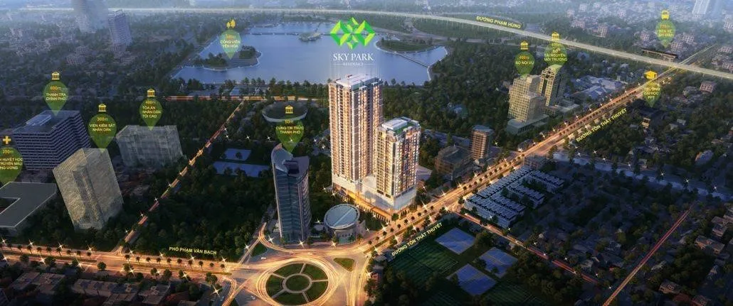 Chung cư Sky Park Residence nằm ở đâu? Chủ đầu tư là ai?