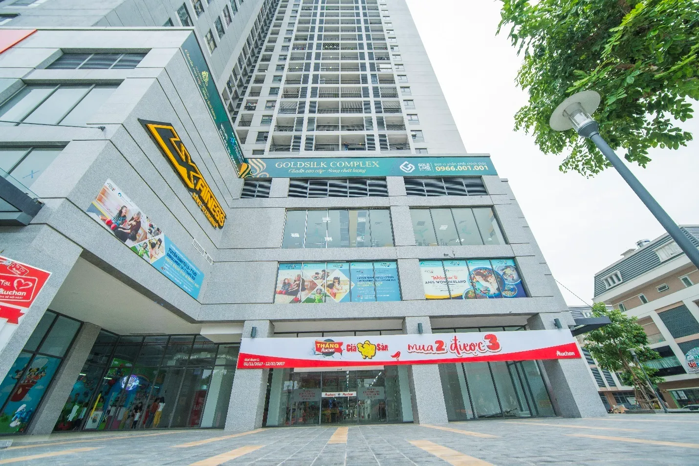 Chung cư Goldsilk Complex có những tiện ích nội khu, ngoại khu nào?