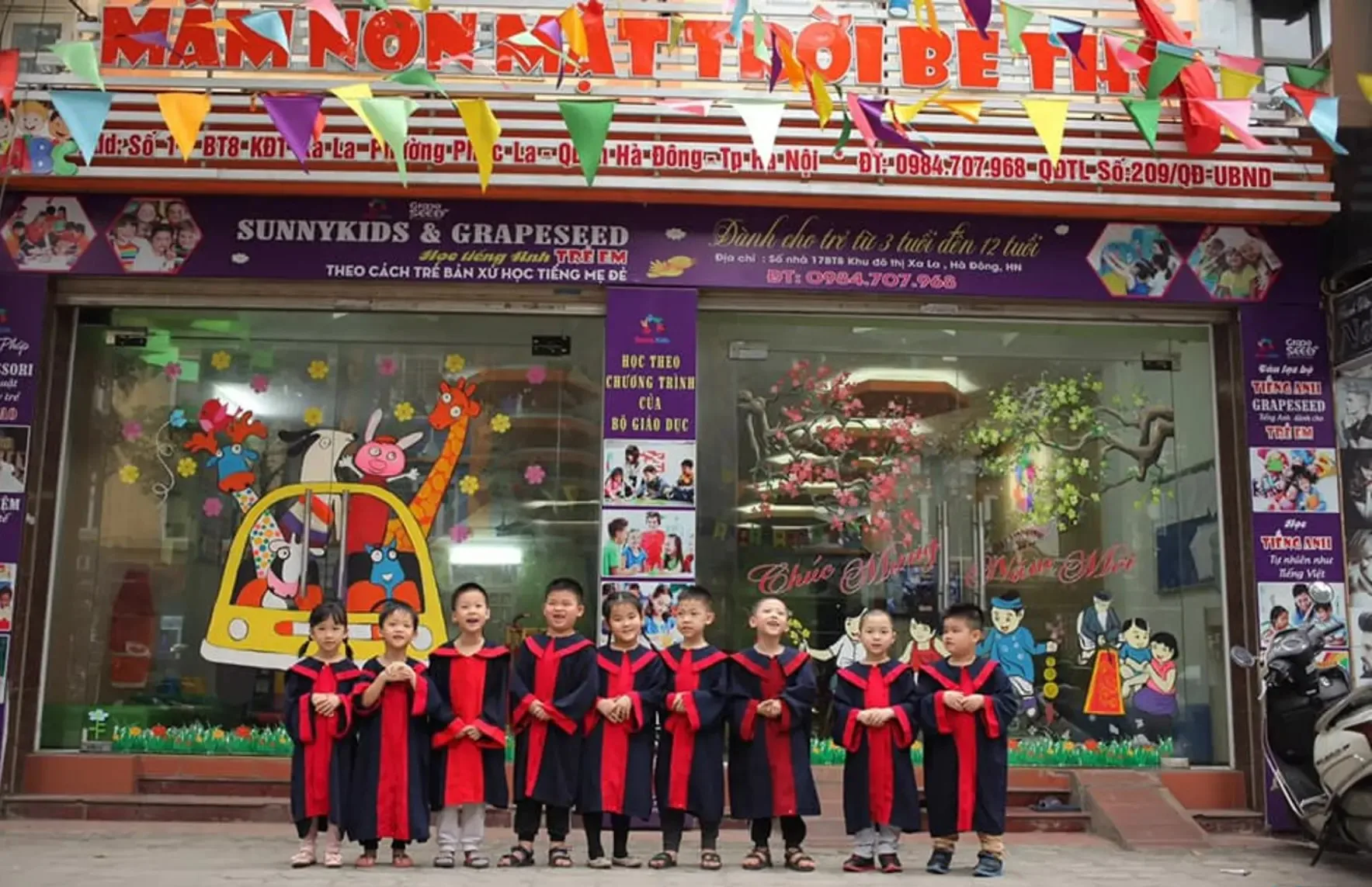 Gần chung cư BMM Xa La có những trường mầm non nào?