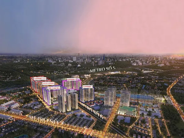 So sánh căn hộ tòa SA5 và SA3 phân khu The Sakura Vinhomes Smart City