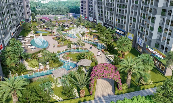 Mục sở thị tầm view "kép" có 1-0-2 của toà Nguyệt Quế phân khu Floral Garden Imperia Smart City