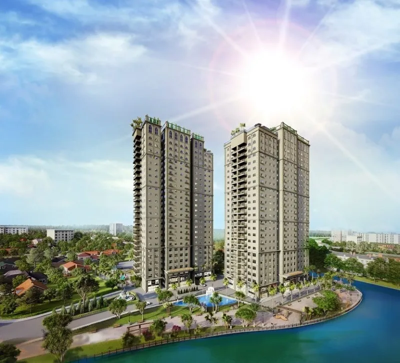 Căn hộ chung cư Paris Hoàng Kim có diện tích bao nhiêu m2?