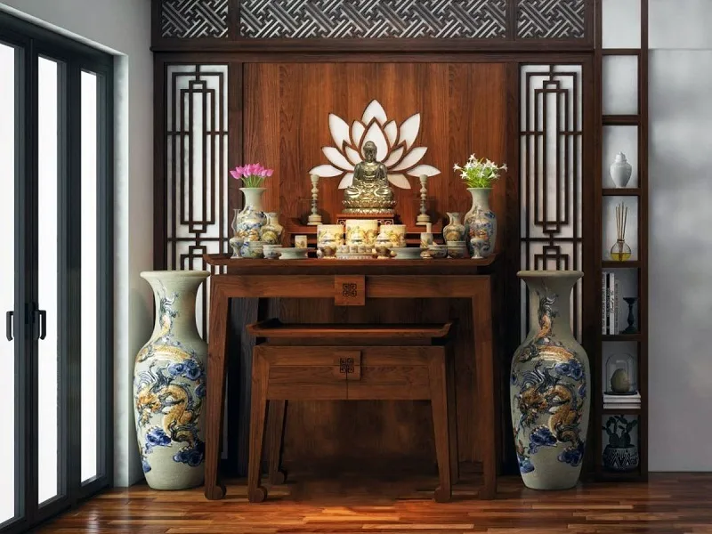 Đặt phong thủy bàn thờ cho gia chủ tuổi Bính Tý - 1996 như thế nào để hút tài lộc?