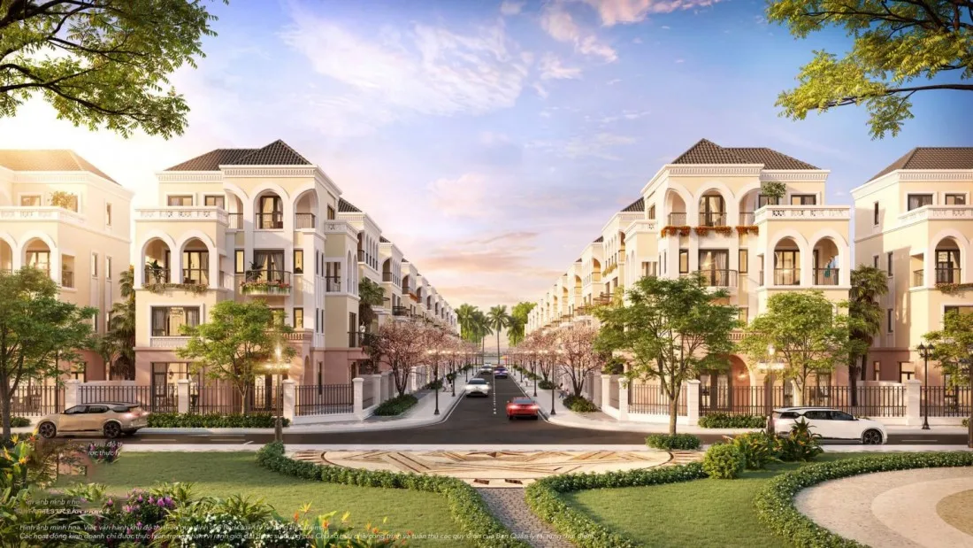 Định giá nhà liền kề, biệt thự diện tích 100 - 120m2 tại phân khu Sao Biển Vinhomes Ocean Park 1