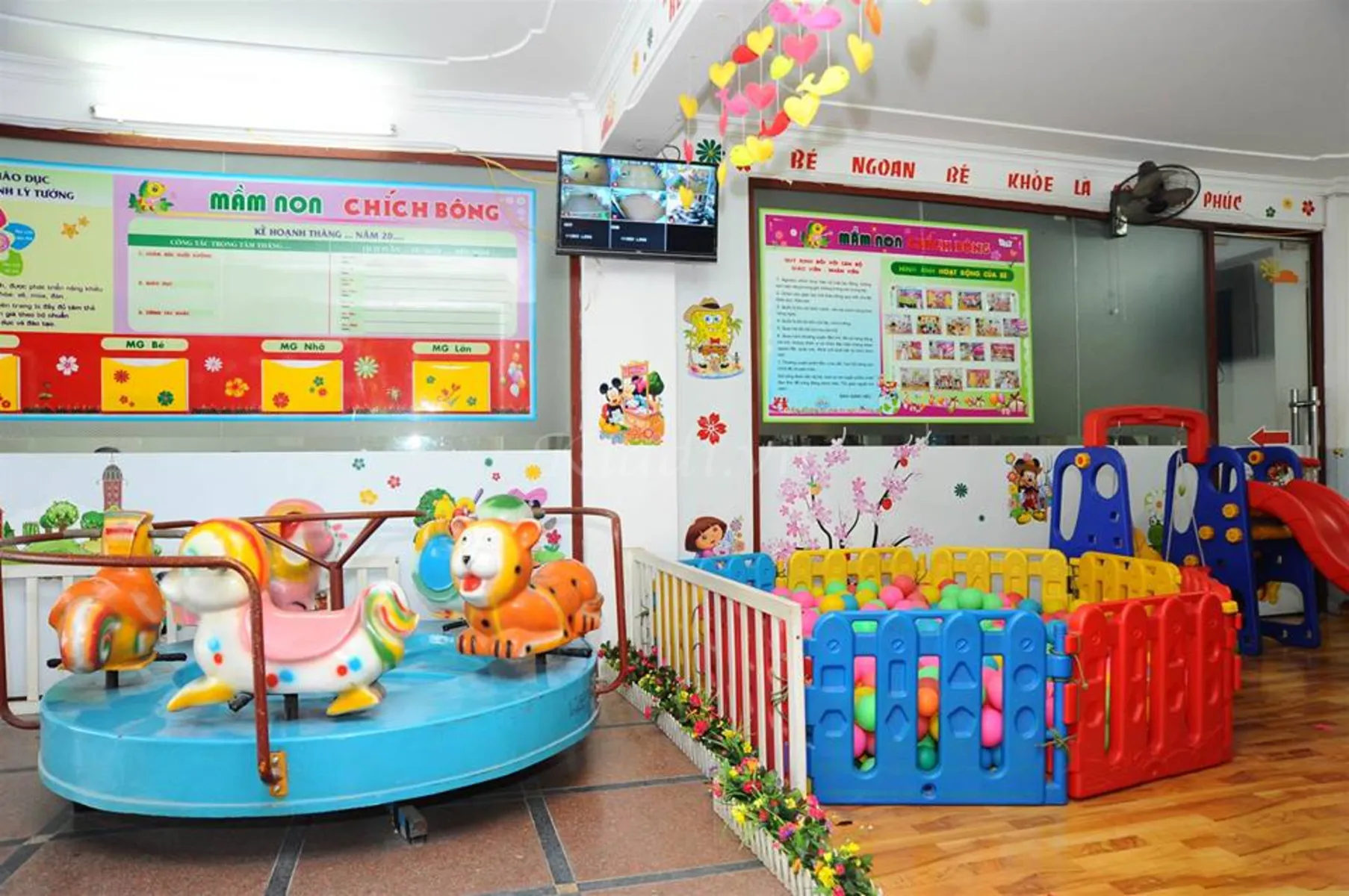 Chung cư Emerald Center Park gần những trường mầm non nào?