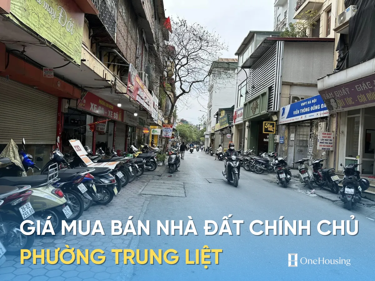 Tổng quan mua bán nhà đất chính chủ tại phường Trung Liệt, quận Đống Đa