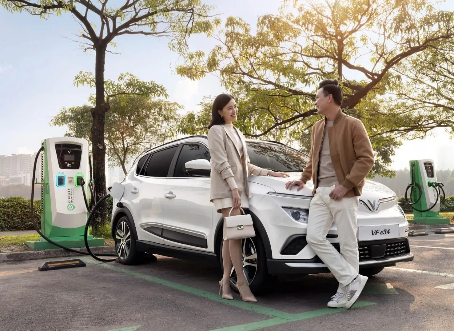 Có những trạm sạc xe điện Vinfast nào gần chung cư Imperia Sky Garden?