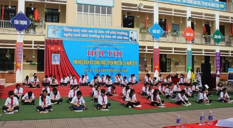 Chung cư CT1 Trung Văn gần những trường trung học cơ sở nào?