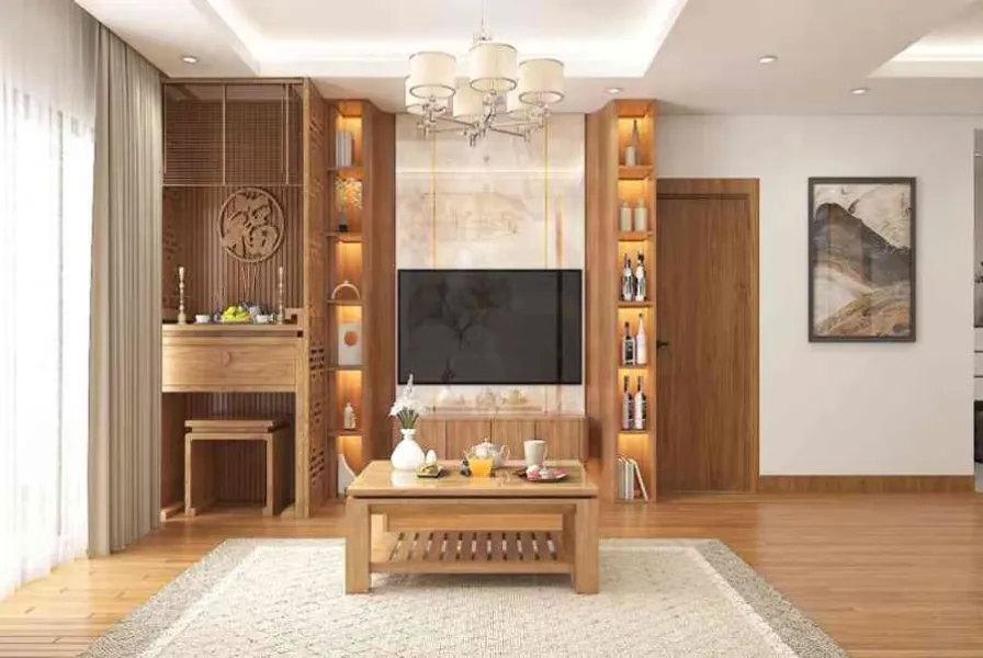 Cách đặt bàn thờ phòng khách hợp phong thủy