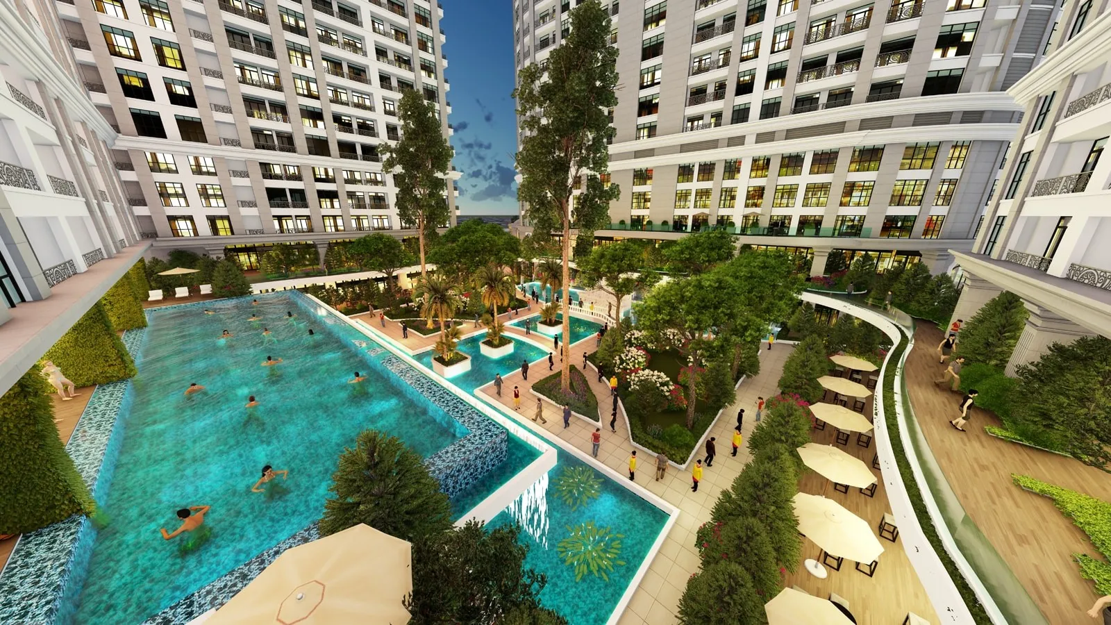 So sánh biến động giá của căn hộ chung cư Sunshine Garden và Đồng Phát Park View Tower