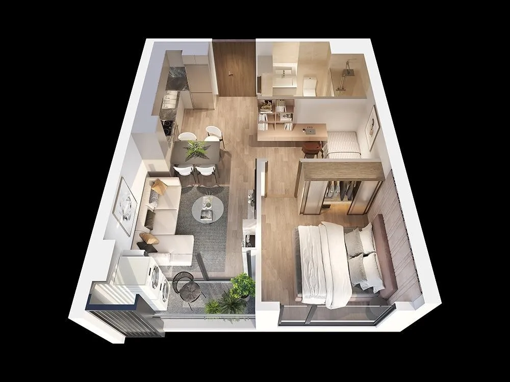 Gợi ý tính khoản vay mua căn hộ 1PN+ tòa M3 - Miami - Masteri Waterfront