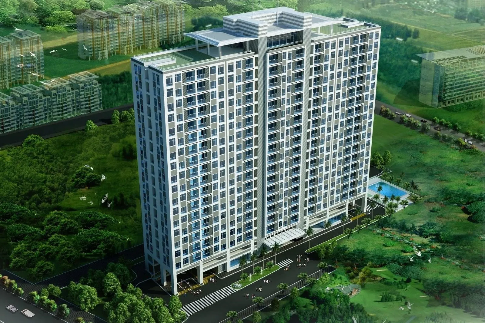 Có đủ chỗ đậu ôtô và xe máy chung cư Hoa Sen - Lotus Apartment Quận 11 không?