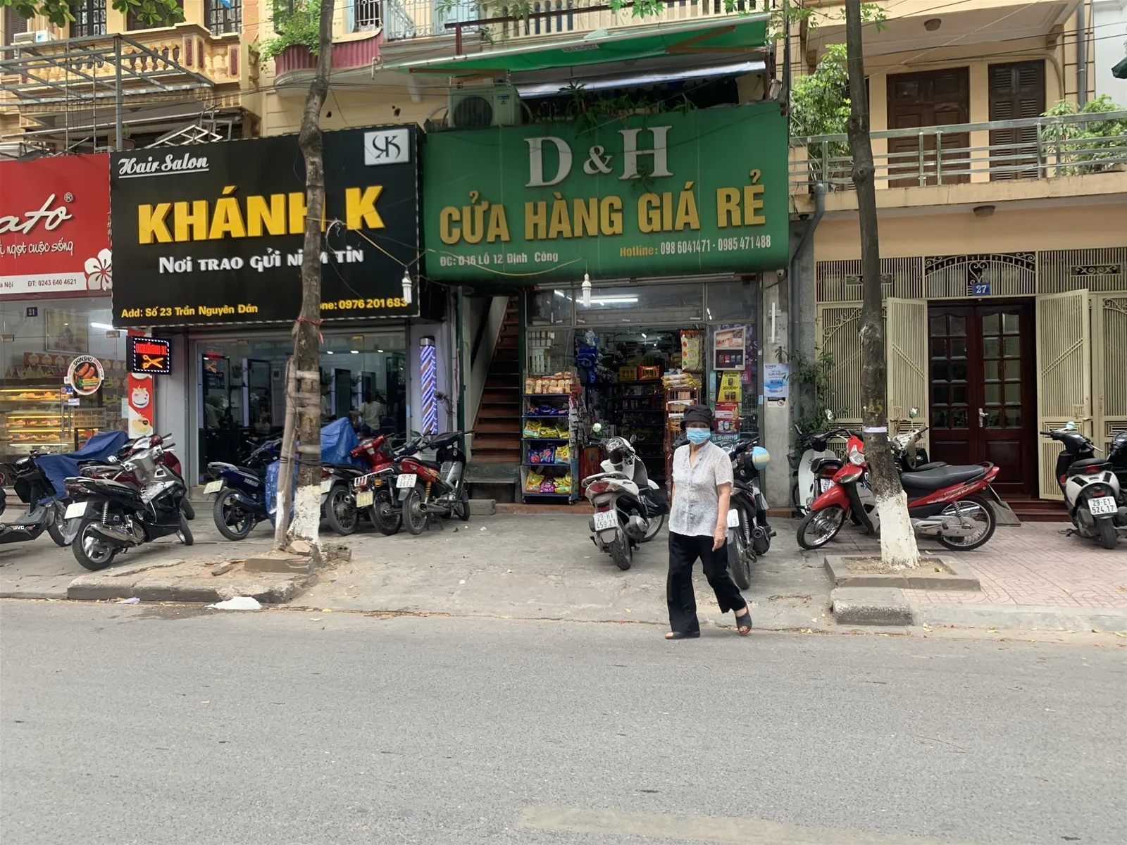 Nhà mặt phố tại phố Trần Nguyên Đán, quận Hoàng Mai có giá bán bao nhiêu?