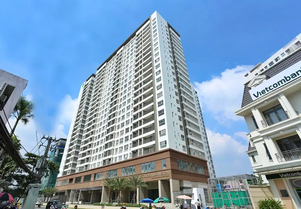 Có đủ chỗ đậu ôtô và xe máy chung cư Golden Mansion Quận Phú Nhuận không?