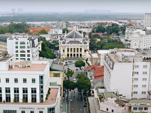 So sánh giá bán nhà riêng, nguyên căn quận Hai Bà Trưng và quận Hoàn Kiếm