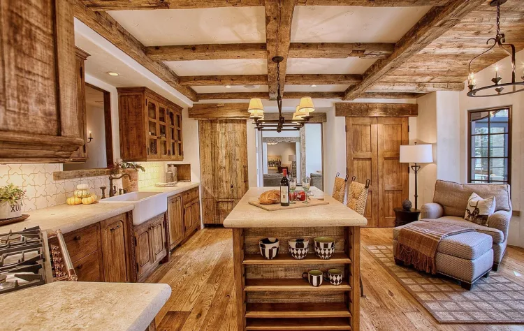Thiết kế nội thất phong cách Rustic cho gia chủ trong năm 2024