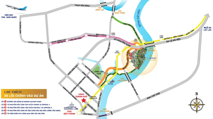 Dự án Vinhomes Central Park nằm ở đâu?