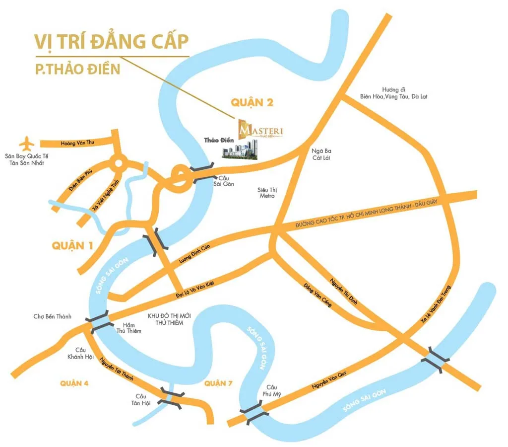 Dự án Masteri Thảo Điền - Dấu ấn tương lai thuộc phường nào?