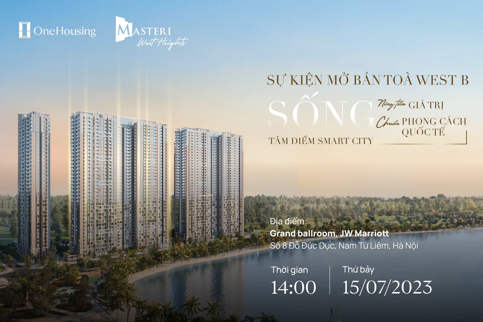 Sự kiện mở bán tòa West B - Masteri West Heights 