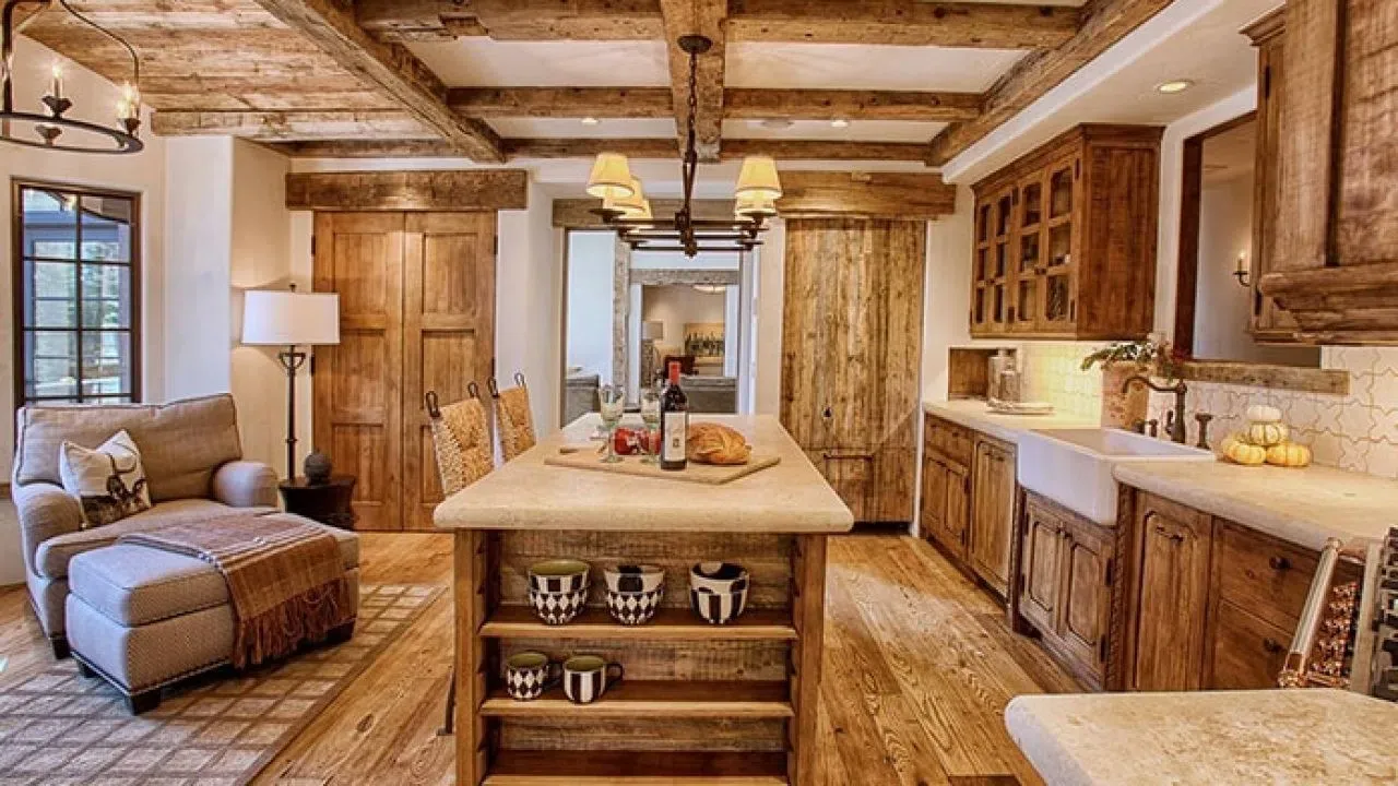 Thiết kế phong cách Farmhouse mang lại cảm giác yên bình, nhẹ nhàng cho căn hộ