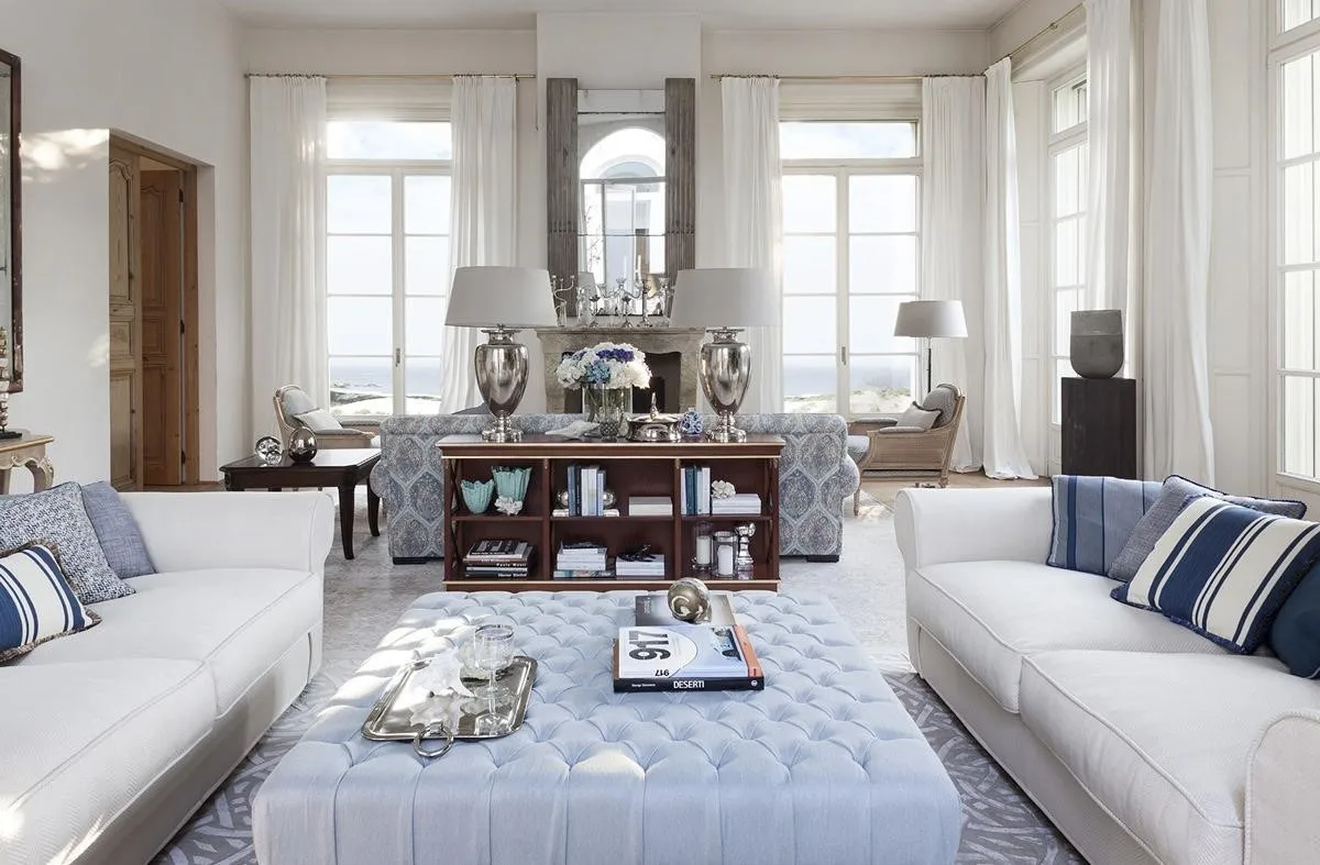 Thiết kế nội thất phong cách Hamptons nếu bạn muốn căn hộ trông rộng rãi và thoáng mát