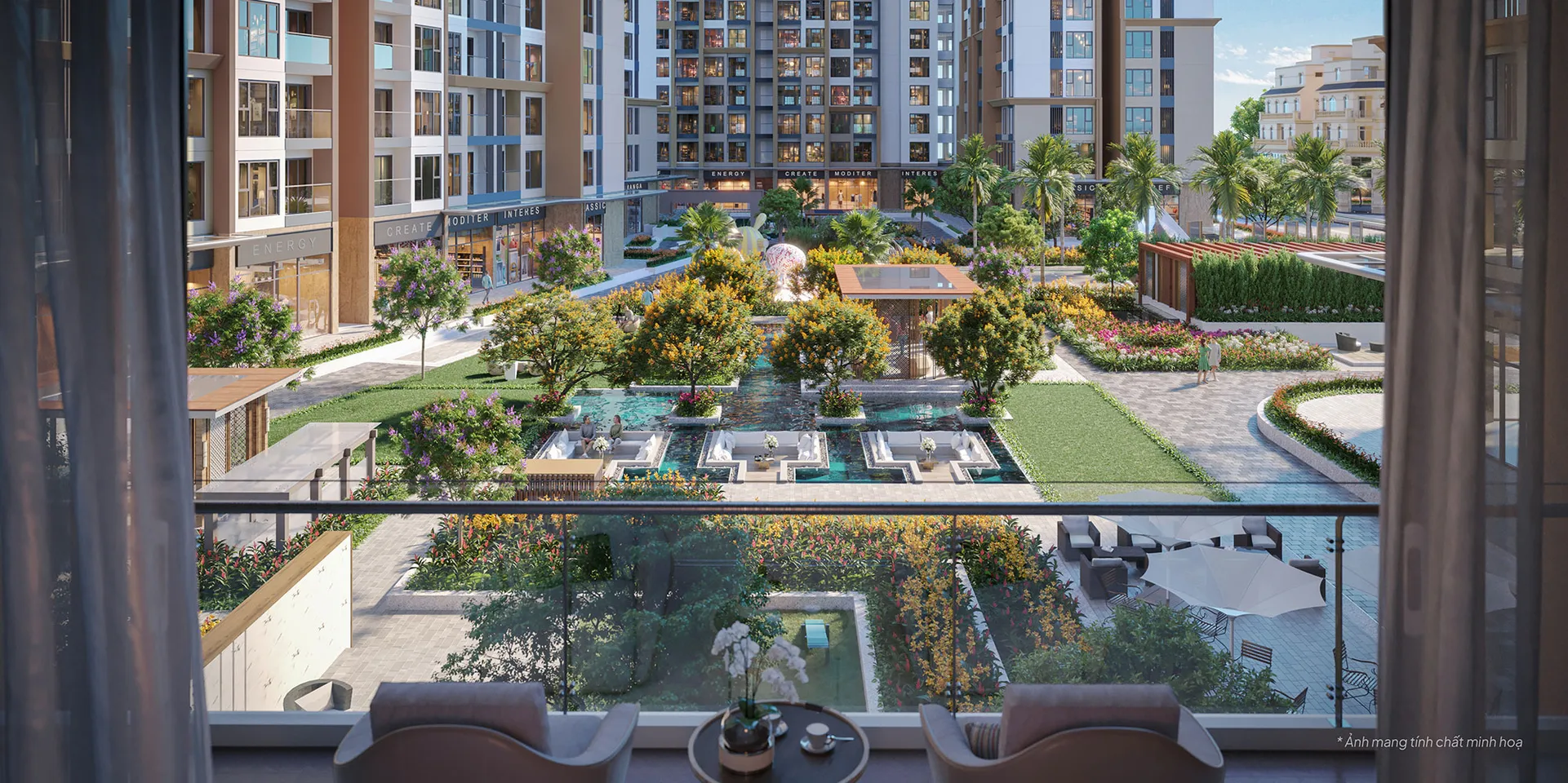 4 trục căn hộ tòa H1 dự án Masteri Waterfront sở hữu tầm nhìn như thế nào?