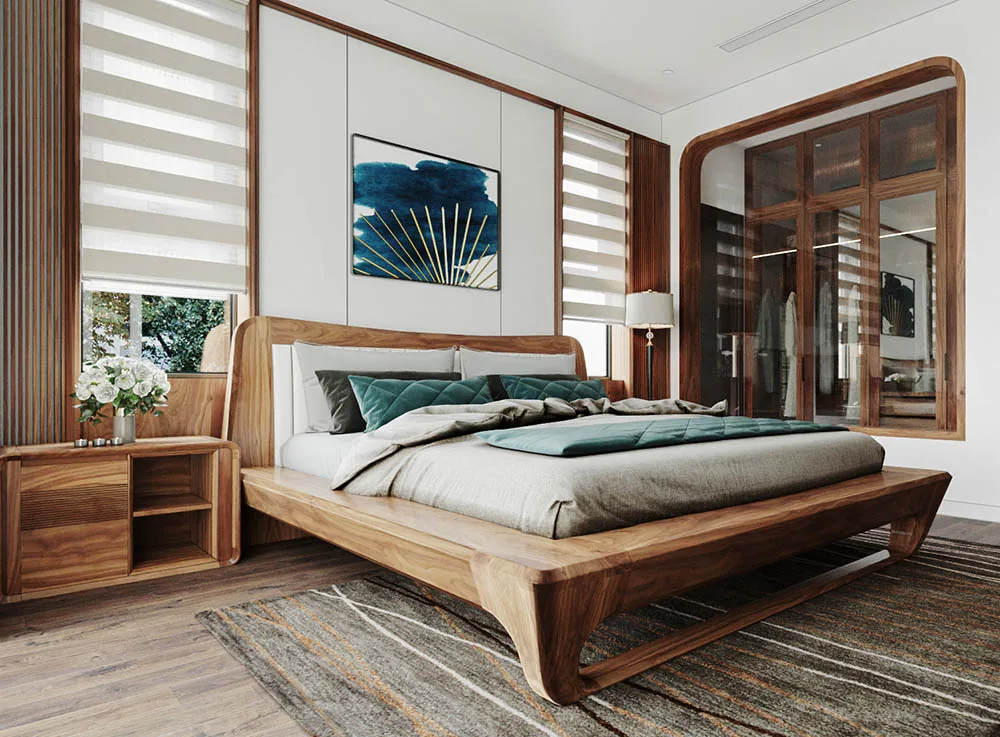 Thiết kế nội thất phòng ngủ: nên chọn tủ đầu giường và bố trí như nào thì hợp lý