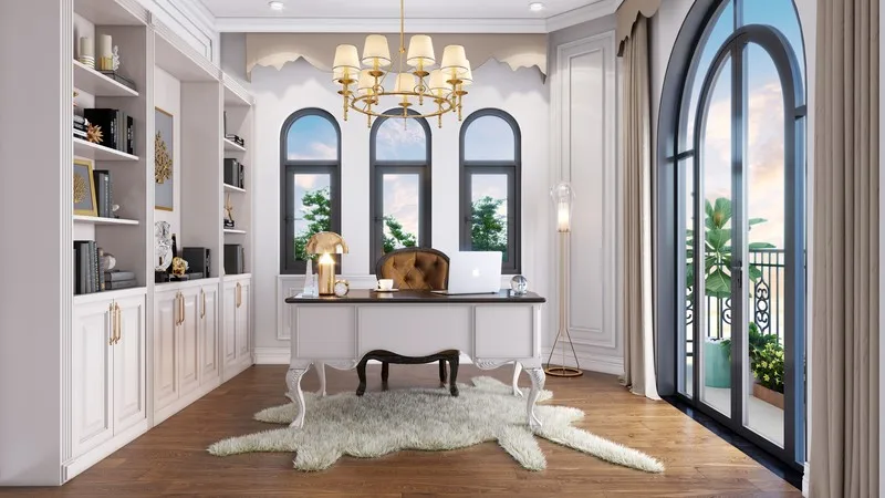 Muốn thiết kế phòng làm việc phong cách Địa Trung Hải, nên bắt đầu từ đâu?