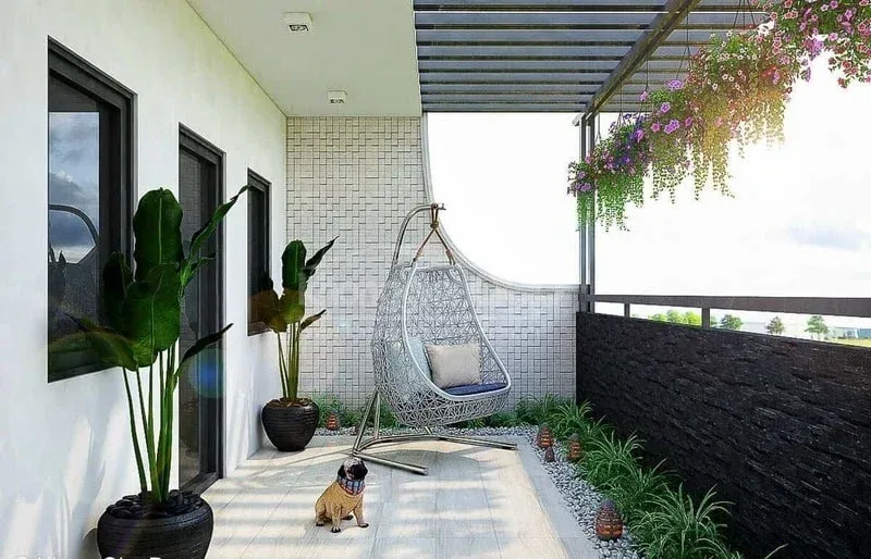 Đa dạng hóa không gian ban công với các thiết kế độc đáo sau