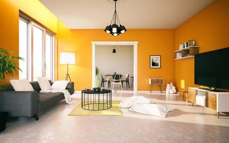 Mẹo làm tăng diện tích căn hộ chung cư cho gia đình bằng các màu sơn đẹp