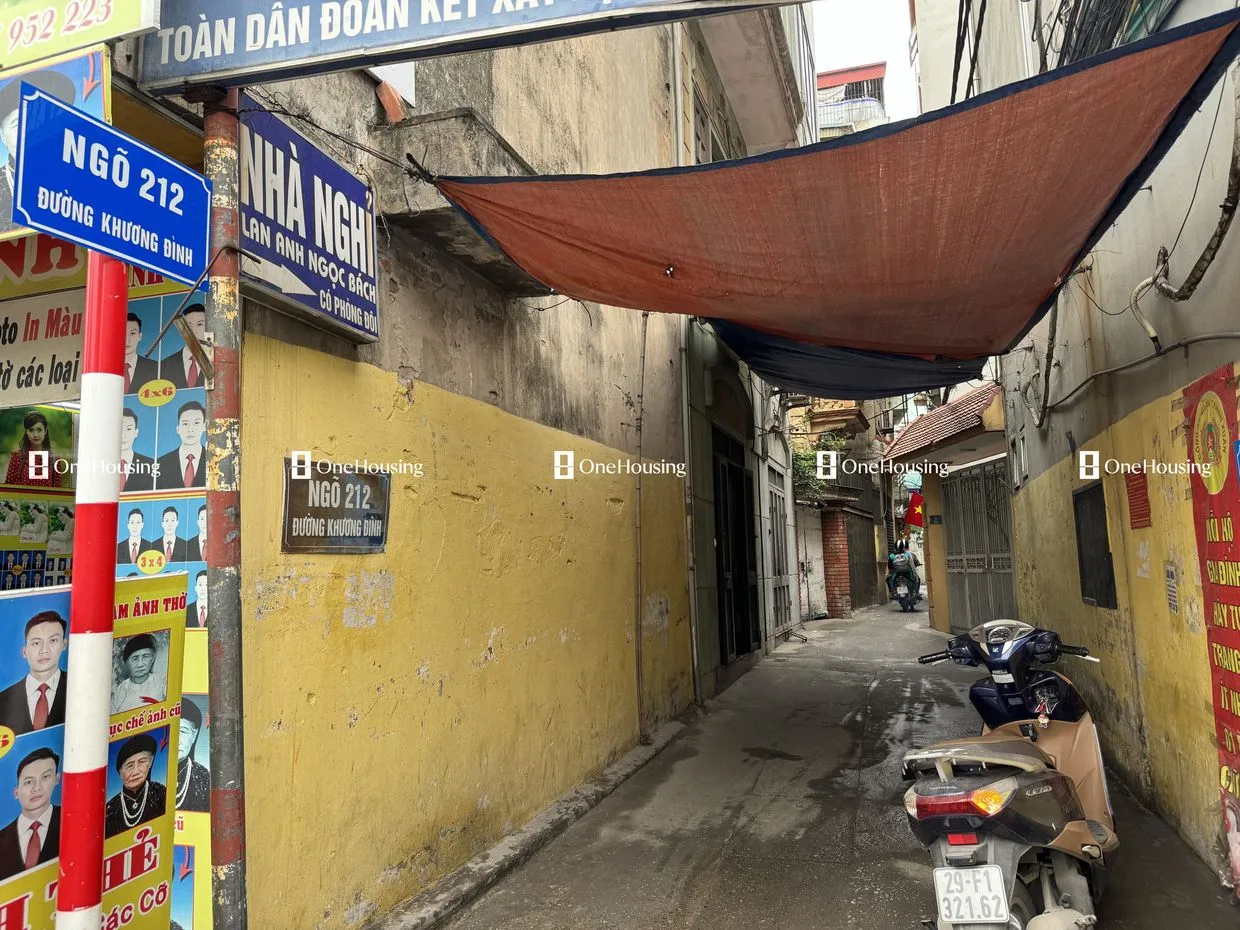 Nhà mặt ngõ 4 tầng đường Khương Đình quận Thanh Xuân giá bao nhiêu?
