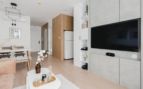 Cách thiết kế nội thất chung cư dễ thương, rộng rãi phong cách Hàn Quốc cho con chơi đùa thoải mái