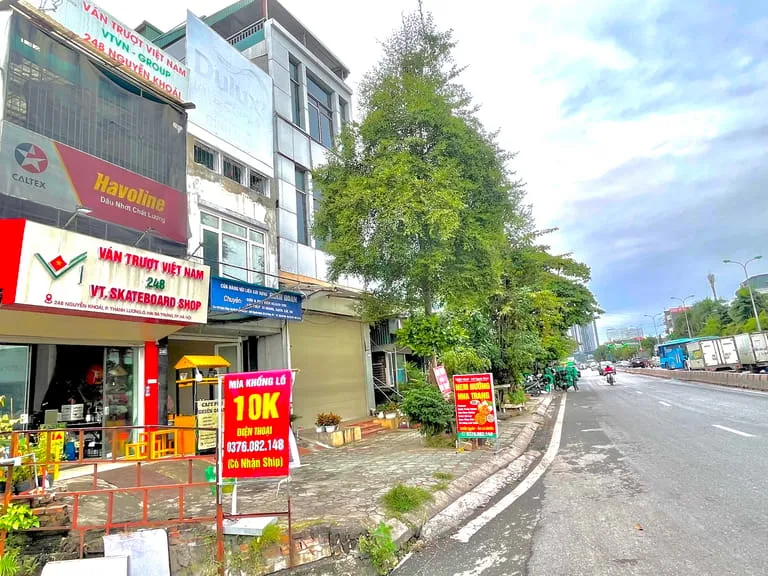 Nhà mặt phố 3 tầng đường Nguyễn Khoái quận Hai Bà Trưng giá bao nhiêu?