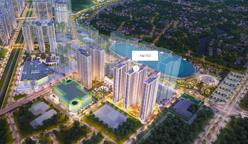 TC2 The Canopy Summit có gì nổi bật so với các tòa căn hộ khác trong The Canopy Residences Vinhomes Smart City?