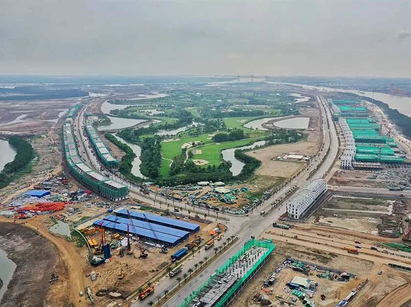 Tiến độ xây dựng dự án Vinhomes Royal Island đang ở giai đoạn nào?