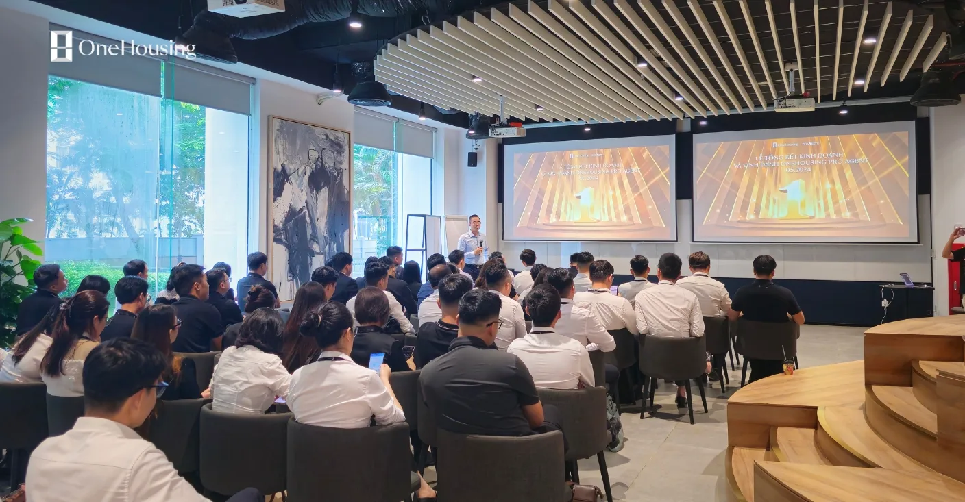 Lễ tổng kết và vinh danh OneHousing Pro Agent tháng 5/2024 