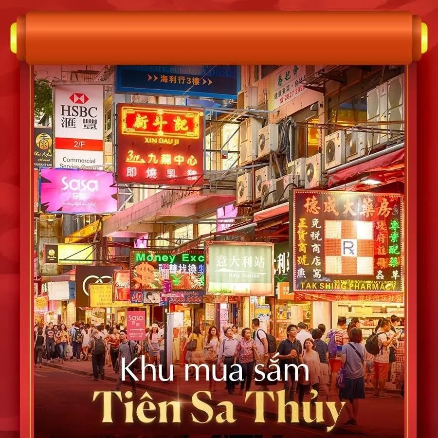 Phố Tiêm Sa Thủy tại phân khu Little Hong mang đến trải nghiệm độc đáo nào cho các "tín đồ mua sắm"?