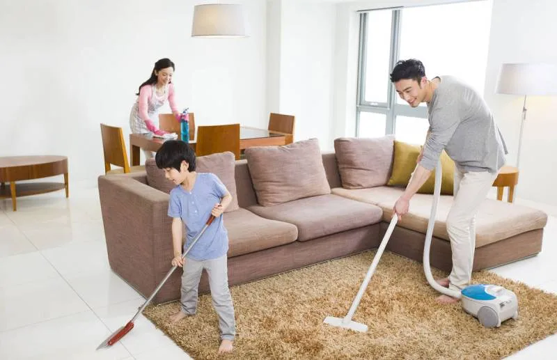 Những đồ nội thất nào ở phòng khách nên được dọn dẹp thường xuyên?