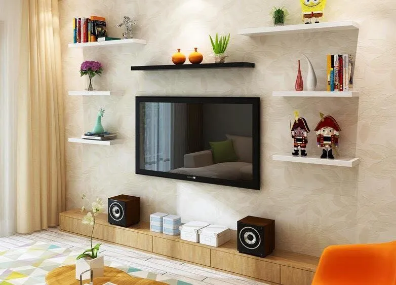 Nên lựa chọn kệ TV treo tường hay kệ TV đứng sàn cho phòng khách?