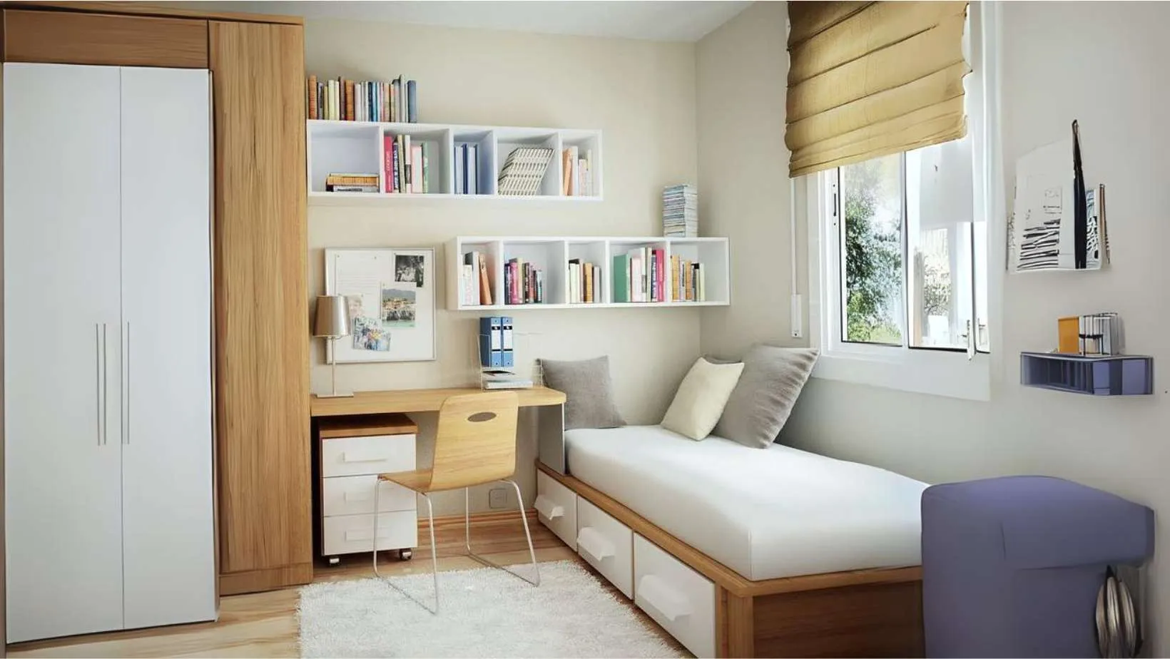 Có những mẹo nào giúp chọn kệ sách treo tường phù hợp với nội thất phòng ngủ cho bé?