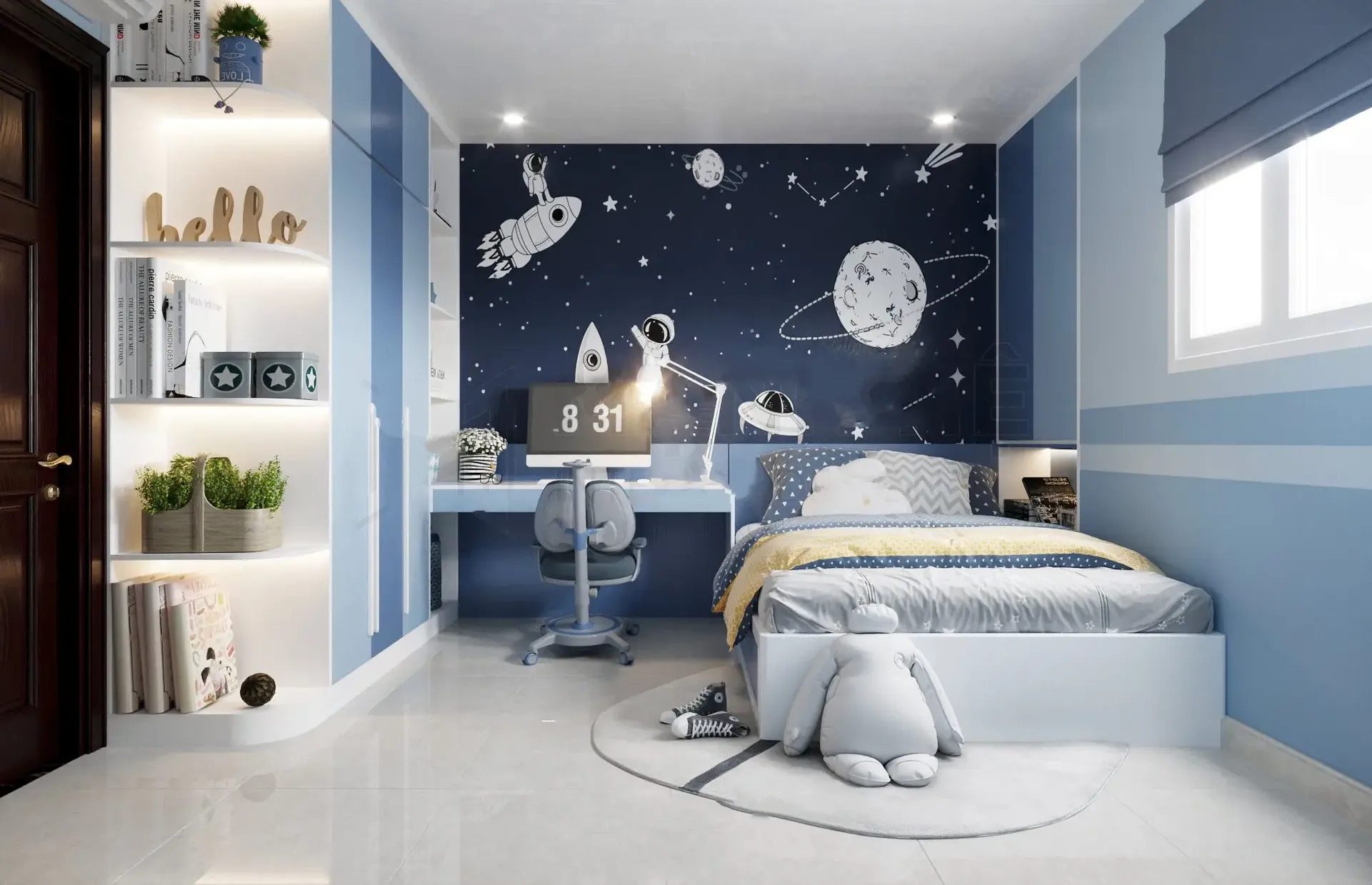 Thiết kế nội thất phòng ngủ cho bé như thế nào để trẻ phát triển kỹ năng và trí tưởng tượng?
