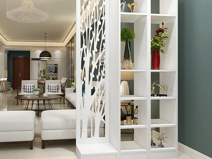 Đâu là những sai lầm phổ biến khi lựa chọn kiểu vách ngăn phòng khách CNC?
