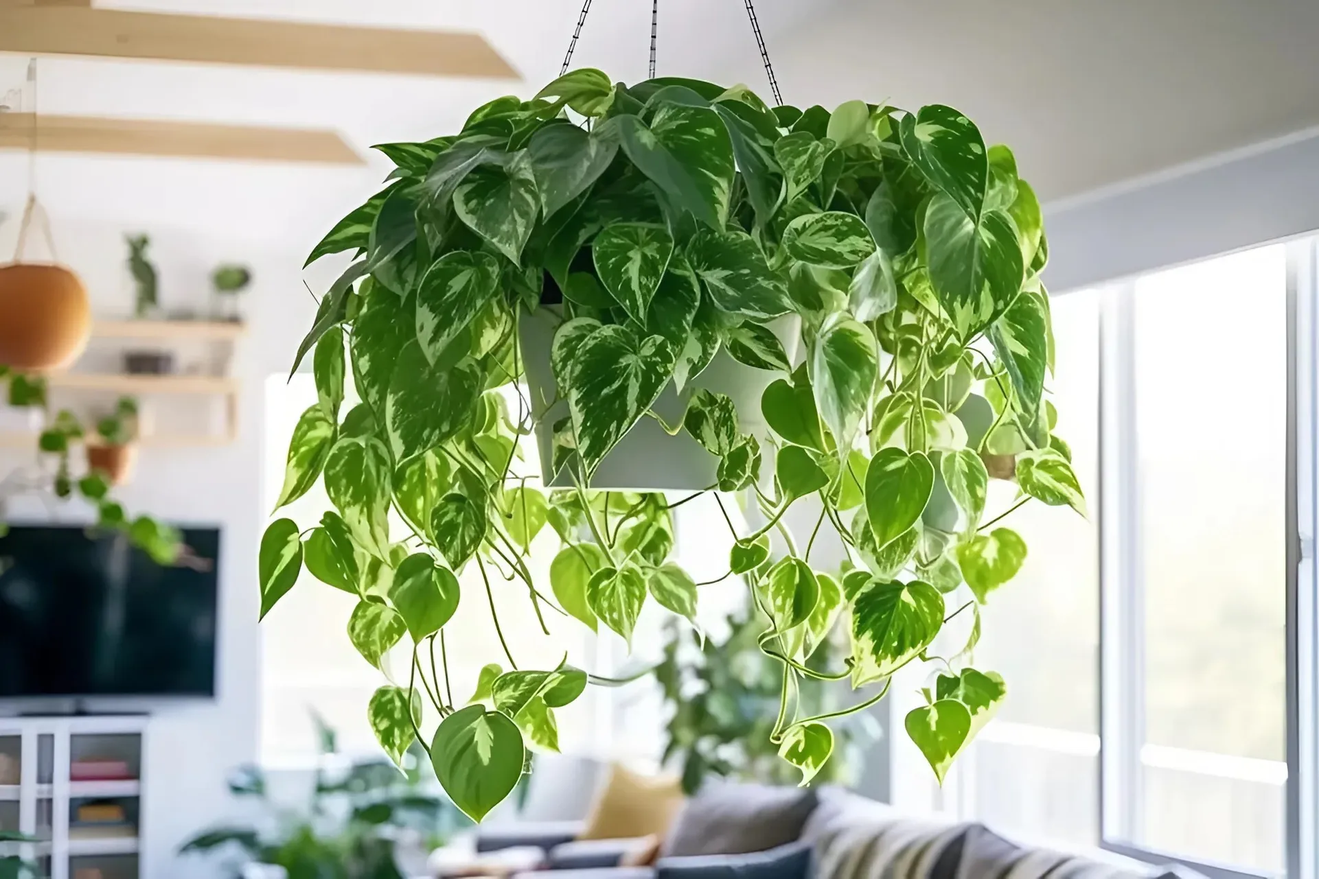 Vì sao cây trầu bà trồng trong nhà thường bị bệnh cháy lá?
