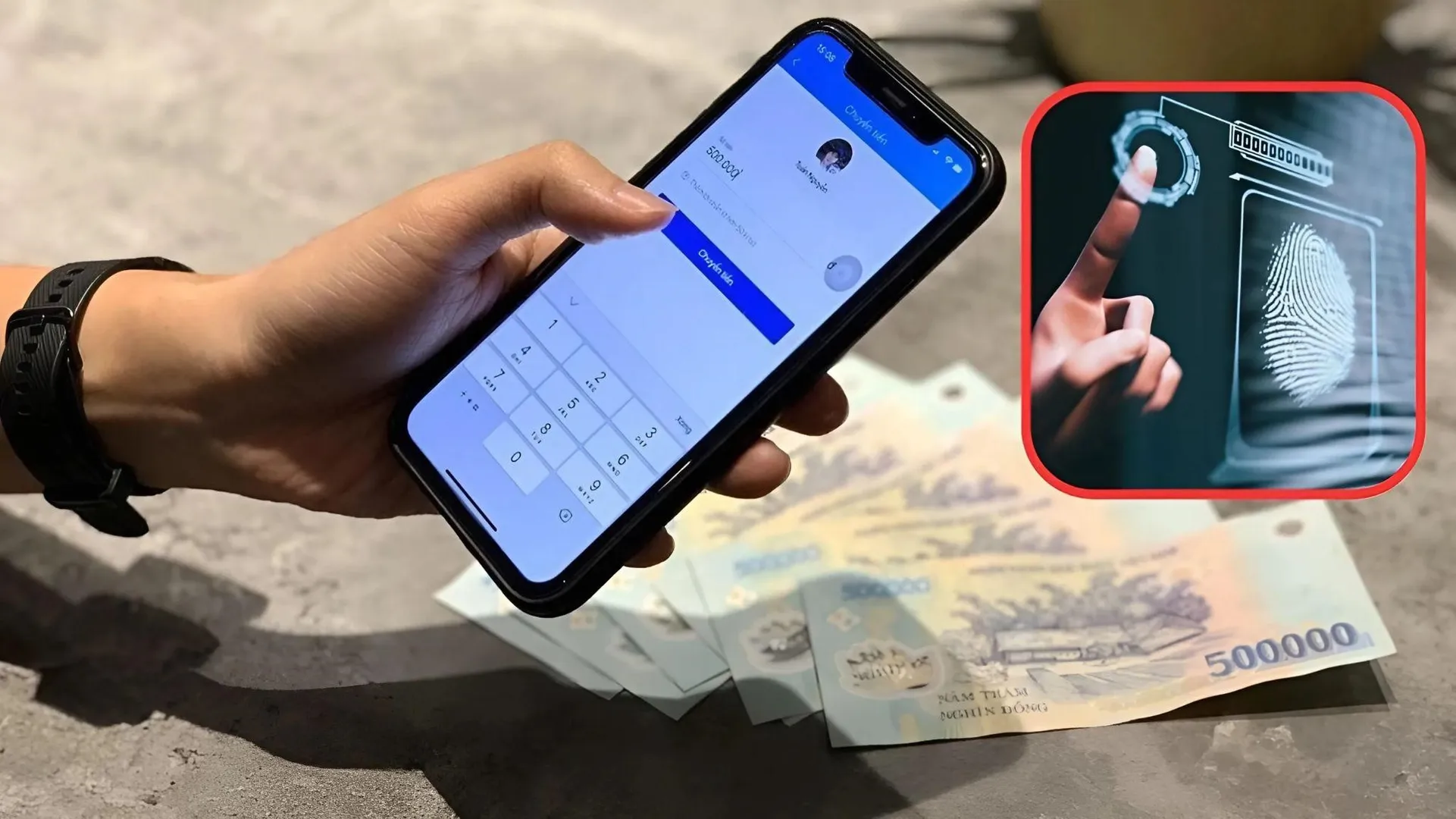 Chuyển khoản dưới 10 triệu nhưng chuyển nhiều lần trong ngày thì có phải xác thực sinh trắc học không?