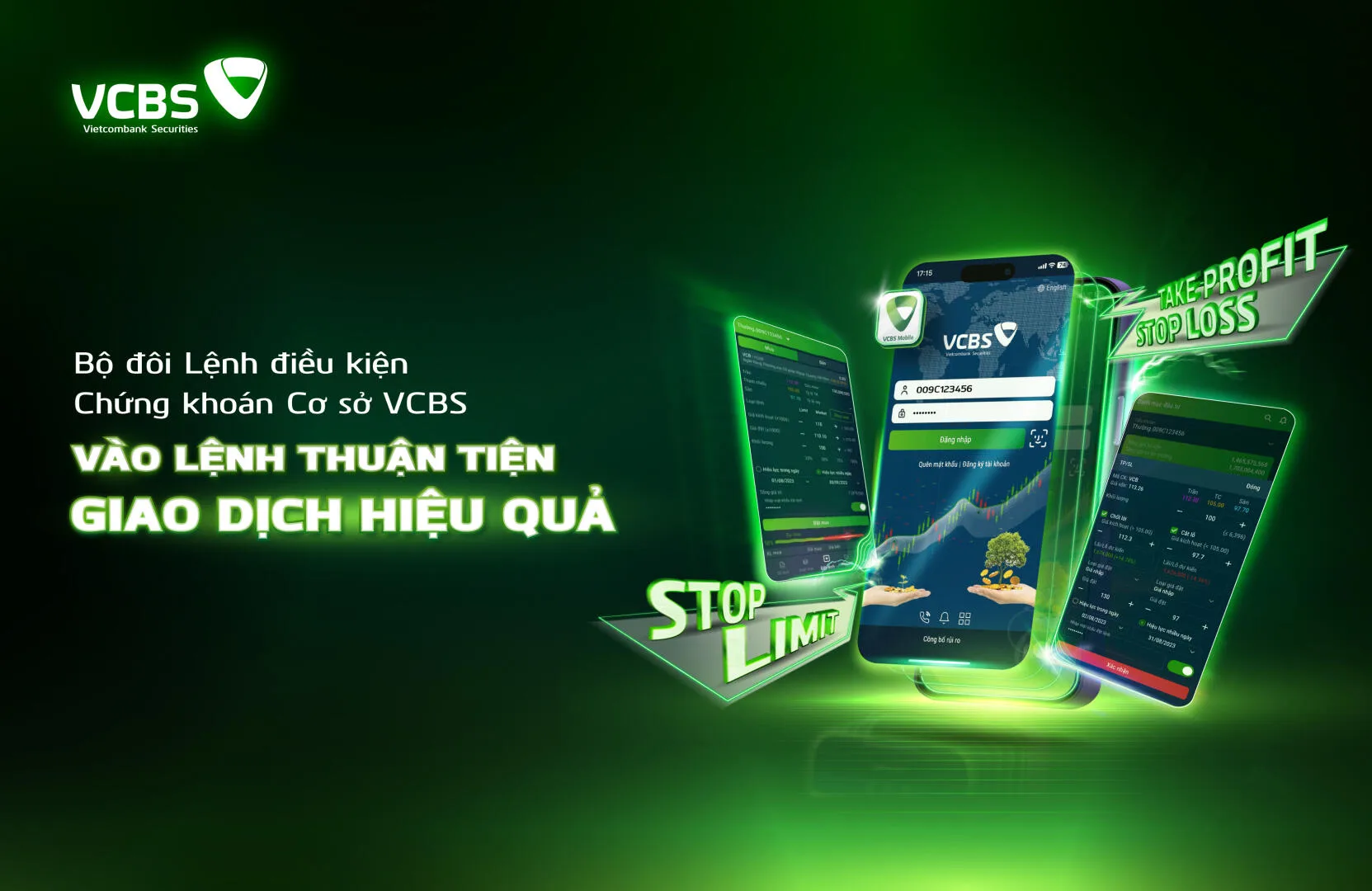 Tại sao nên sử dụng bộ đôi Lệnh điều kiện chứng khoán Cơ sở VCBS?