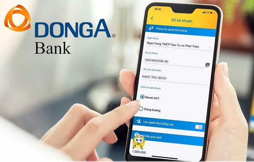 Xác thực sinh trắc học trên mobile banking DongA Bank như thế nào?