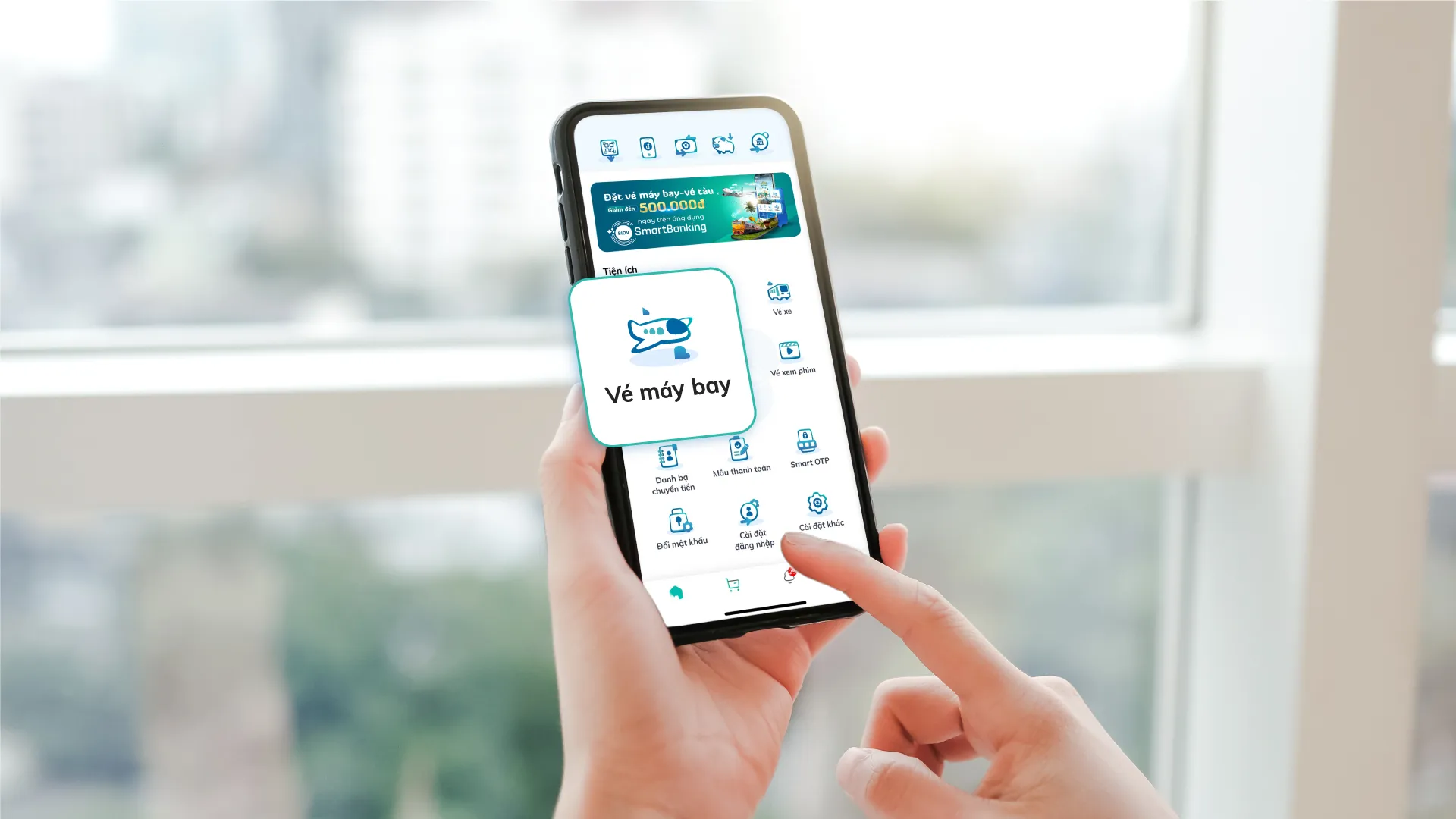 Làm thế nào để đặt và thanh toán vé máy bay bằng e-banking BIDV?