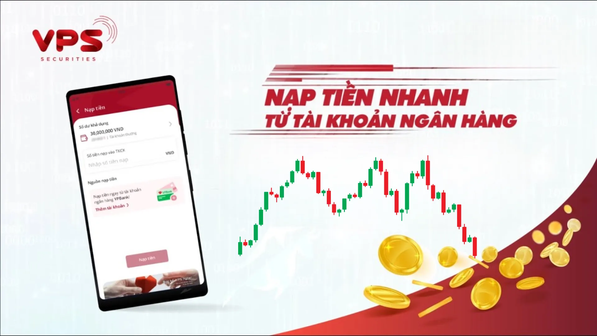 Chi phí nộp tiền từ tài khoản ngân hàng vào tài khoản chứng khoán VPS là bao nhiêu?