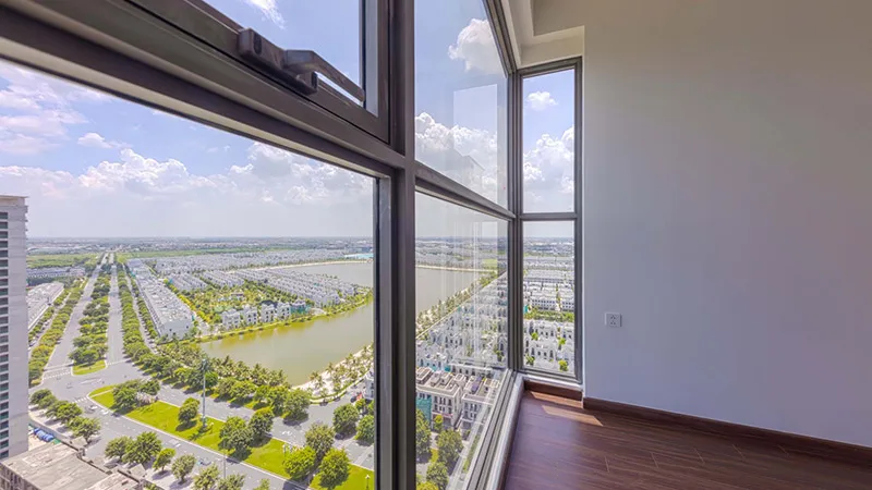 Giá thuê căn hộ 1PN+ dự án Masteri Waterfront view nội khu và view hồ khác nhau thế nào?
